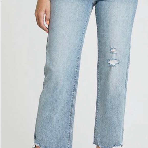 Eunina Dawn high rise wide leg crop jeans size 9 regular - Picture 3 of 9